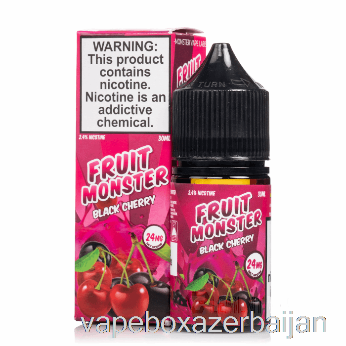 E-Juice Vape Black Cherry - Fruit Monster Salts - 30mL 48mg